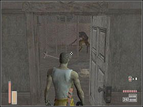 Dochodzimy do pomieszczenia, gdzie widzimy odgrodzonego potwora - [Poziom 11] cz.3 - The Suffering - poradnik do gry