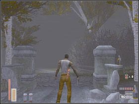 Auto szybko ląduje na dole, a my po nim wychodzimy do góry - [Poziom 12] cz.3 - The Suffering - poradnik do gry