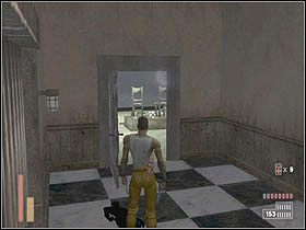 Schodami do góry, a potem do sali widocznej powyżej - [Poziom 15] cz.1 - The Suffering - poradnik do gry