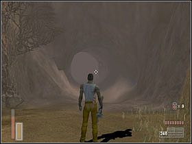 Udajemy się na rozstaje dróg i wchodzimy do jaskini - [Poziom 19] cz.2 - The Suffering - poradnik do gry