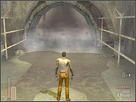 Podczas walki w rury zaczyna płynąć woda, która gasi ogień, a my wychodzimy przez dziurę zrobioną przez wroga - [Poziom 20] cz.2 - The Suffering - poradnik do gry