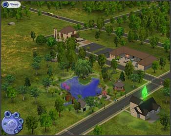 Jest to kraina zielonych łąk, z kilkoma niedużymi lasami, położona nad rzeką i otoczona górami - Miłowo, Dziwnowo, Werona | The Sims 2 - The Sims 2 - Pełna Kolekcja - poradniki