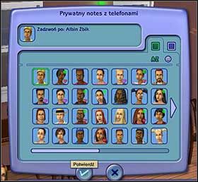 Dzięki tej opcji możemy zarówno rozmawiać ze znajomymi, jak i zaprosić ich do naszego domu - Telefon | The Sims 2 - The Sims 2 - Pełna Kolekcja - poradniki