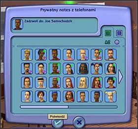 Taksówka - możemy ją zamówić, kiedy tylko mamy ochotę na wyjazd naszego Sima (lub całej jego rodziny) do jednej z publicznych parceli (na przykład w celu zrobienia zakupów czy odprężenia się) - Telefon | The Sims 2 - The Sims 2 - Pełna Kolekcja - poradniki