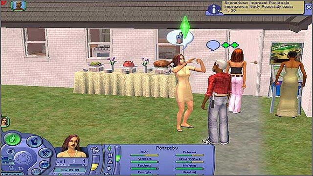 Zawsze na początku gry, kiedy wprowadziliśmy się na nową parcelę, wpada do nas kilku sąsiadów aby się przywitać - Związki - Informacje ogólne; Wskaźniki związków | The Sims 2 - The Sims 2 - Pełna Kolekcja - poradniki