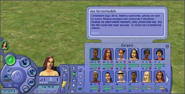 Wyróżniamy 2 wskaźniki związków - Związki - Informacje ogólne; Wskaźniki związków | The Sims 2 - The Sims 2 - Pełna Kolekcja - poradniki