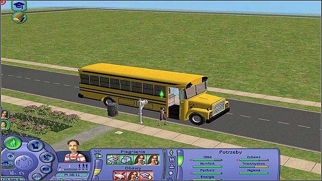 Oceny w szkole naszego Sima możemy nadzorować, kiedy klikniemy na zakładkę Praca - Szkoła - Wiadomości ogólne; Zdobywanie ocen | The Sims 2 - The Sims 2 - Pełna Kolekcja - poradniki