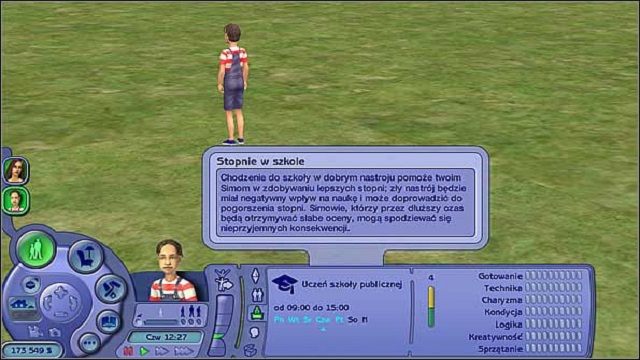W przeciwieństwie do gry The Sims, w The Sims 2 nie mamy możliwości podwyższenia ocen w szkole naszego młodego Sima poprzez odrabianie lekcji w domu przy użyciu półek z książkami - Szkoła - Wiadomości ogólne; Zdobywanie ocen | The Sims 2 - The Sims 2 - Pełna Kolekcja - poradniki