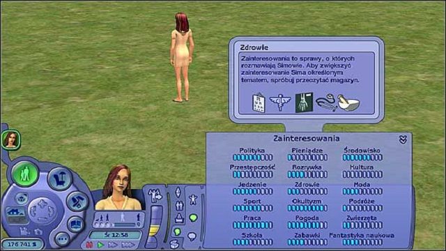 Początkowo nie mamy wpływu na zainteresowania Sima - Zainteresowania | The Sims 2 - The Sims 2 - Pełna Kolekcja - poradniki