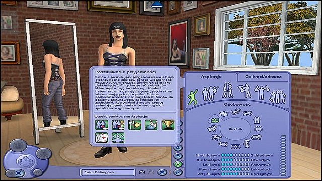 Tworząc Sima obdarzonego nową aspiracją warto zwrócić uwagę na dział Co kręci/odrzuca  - Nowa aspiracja - Poszukiwanie przyjemności | The Sims 2 - The Sims 2 - Pełna Kolekcja - poradniki