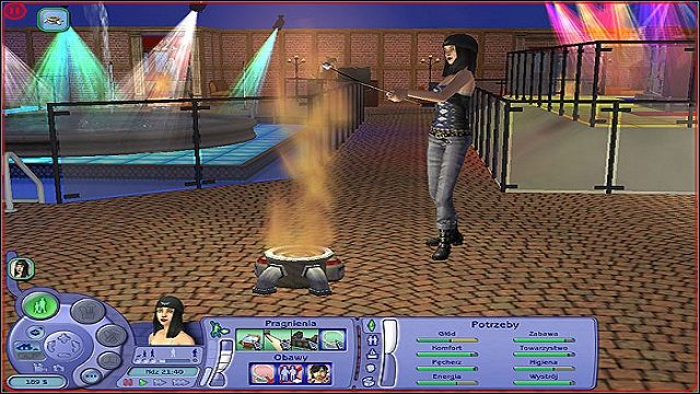 Kula elektropląs dostarcza silnych wrażeń i często pojawia się jako pragnienie Simów z aspiracją Poszukiwanie przyjemności - Przewodnik nocnego łazika | The Sims 2 - The Sims 2 - Pełna Kolekcja - poradniki