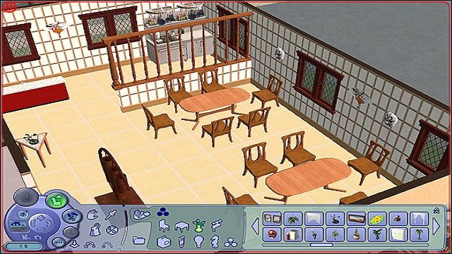 Sushi bar w stylu japońskim - Restauracje w różnych stylach | The Sims 2 - The Sims 2 - Pełna Kolekcja - poradniki