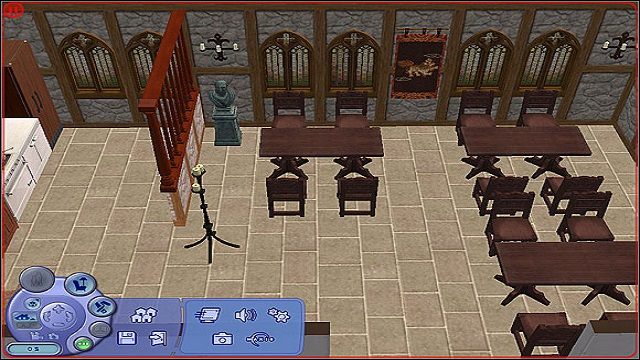 Średniowieczna karczma w stylu gotyckim - Restauracje w różnych stylach | The Sims 2 - The Sims 2 - Pełna Kolekcja - poradniki