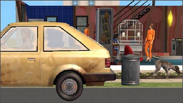 Po Waszego zwierzaka przyjedzie pod dom o ustalonej godzinie służbowy samochód, który zawiezie go do miejsca pracy - Praca oraz kariera zwierząt | Zwierzaki | The Sims 2 - The Sims 2 - Pełna Kolekcja - poradniki