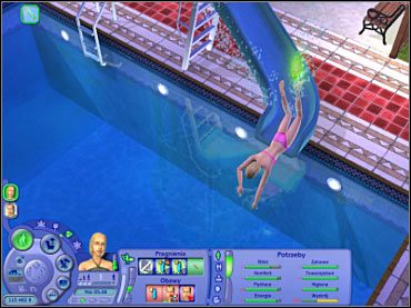 Zjeżdżalnia jest miłym dodatkiem, który wypadałoby możliwie jak najszybciej zakupić. - Lato | The Sims 2 - The Sims 2 - Pełna Kolekcja - poradniki