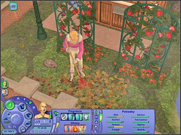 Spadające z drzew liście możesz ignorować, bądź też spróbować wykonać parę innych (zupełnie nowych dla serii) czynności. - Jesień | The Sims 2 - The Sims 2 - Pełna Kolekcja - poradniki