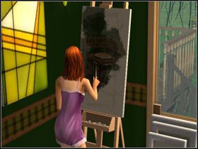 Studio artystyczne - Moja Muza II to parcela, w której Sim realizuje swoje artystyczne zapędy - Sztuka i rzemiosło | The Sims 2 - The Sims 2 - Pełna Kolekcja - poradniki