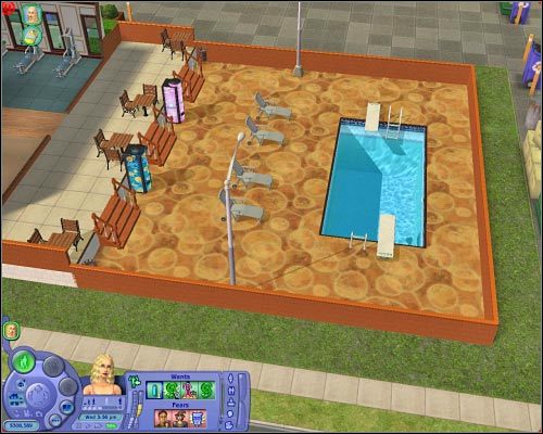 Oddzielnie należy potraktować muzeum sztuki oraz publiczną bibliotekę - Parcele publiczne | Osiedlowe życie | The Sims 2 - The Sims 2 - Pełna Kolekcja - poradniki