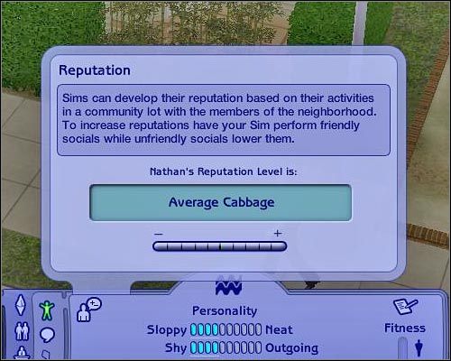 Wbrew temu, co można byłoby sądzić, poprawianie swojej reputacji nie wymaga szczególnego wysiłku ze strony gracza - Najważniejsze nowości | The Sims 2 - The Sims 2 - Pełna Kolekcja - poradniki