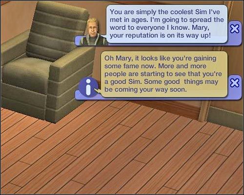 Sąsiedzi niejednokrotnie dadzą Ci znać o zadowoleniu i sympatii wobec Twojego mieszkańca. - Najważniejsze nowości | The Sims 2 - The Sims 2 - Pełna Kolekcja - poradniki