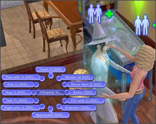 Lista możliwych akcji jest całkiem pokaźna. - Najważniejsze nowości | The Sims 2 - The Sims 2 - Pełna Kolekcja - poradniki