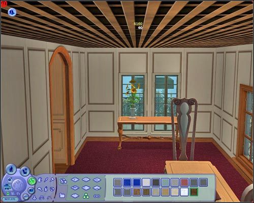 Nareszcie możemy zająć się także udekorowaniem sufitów. - Elementy konstrukcji | The Sims 2 - The Sims 2 - Pełna Kolekcja - poradniki