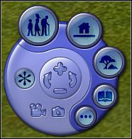 Kolejnym krokiem jest założenie nowej rodziny (lecz jeśli na początku gry zdecydowaliśmy się nie zakładać nowego otoczenia - tylko rozpocząć grę na jednym z już istniejących, mamy do wyboru trzy możliwości: kierować rodziną, która ma już swój dom, wybrać jedną z dostępnych rodzin i kupić bądź wybudo - Widok otoczenia | The Sims 2 - The Sims 2 - Pełna Kolekcja - poradniki