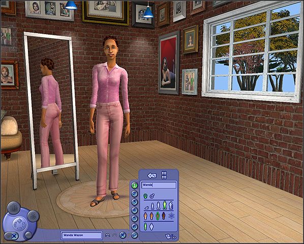 Jeżeli nie chcemy wdawać się w szczegóły tworzenia naszego Sima (takich jak ubranie, wygląd, osobowość), możemy wybrać jednego z już istniejących i kliknąć na przycisk znajdujący się powyżej miejsca, gdzie należało wpisać jego imię, Losowo lub Wybierz istniejącego Sima, i przejść od razu do KROK - Krok I | The Sims 2 - The Sims 2 - Pełna Kolekcja - poradniki