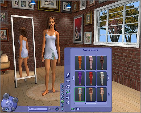 Kostiumy kąpielowe - jeżeli chodzi o kobiety, to mogą one skorzystać z różnych wersji (jednoczęściowe, dwuczęściowe) i kolorów, dla panów są to natomiast krótkie spodenki lub zwykłe kąpielówki - Krok V | The Sims 2 - The Sims 2 - Pełna Kolekcja - poradniki