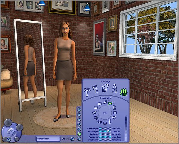 Jeżeli interesuje nas utworzenie Sima, który nie będzie pracował zawodowo, lecz wyłącznie zajmował się domem i rodziną, należy zainwestować w punkty z cyklu niechlujny / schludny - Krok VI B | The Sims 2 - The Sims 2 - Pełna Kolekcja - poradniki