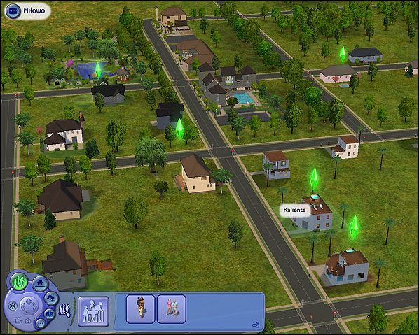 Może zdarzyć się tak, że na przykład chcielibyśmy nasz nowy dom wybudować gdzieś, gdzie nie ma jeszcze wydzielonej parceli - Wiadomości ogólne | Modernizacja otoczenia | The Sims 2 - The Sims 2 - Pełna Kolekcja - poradniki