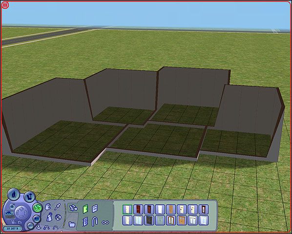 Należy zacząć od wybrania drzwi wejściowych, a następnie zająć się montowaniem reszty drzwi do poszczególnych pokoi - Drzwi i okna | The Sims 2 - The Sims 2 - Pełna Kolekcja - poradniki