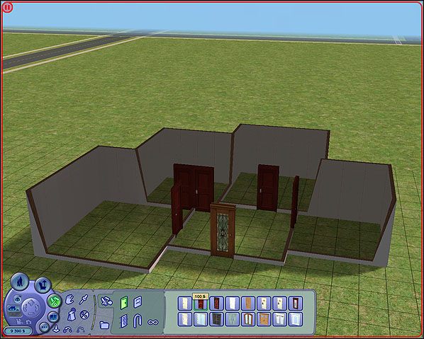 Jeżeli już uporamy się z zamontowaniem drzwi, przychodzi kolej na wbudowanie okien - Drzwi i okna | The Sims 2 - The Sims 2 - Pełna Kolekcja - poradniki