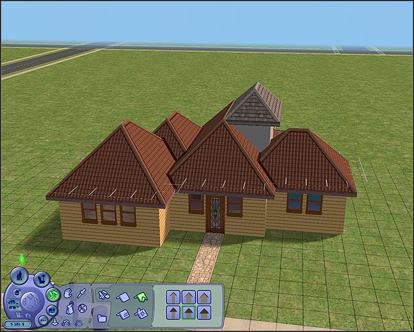 Do wyboru mamy osiem podstawowych pokryć dachu - Dach | The Sims 2 - The Sims 2 - Pełna Kolekcja - poradniki
