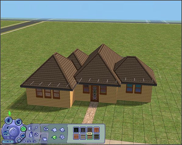 Dach można stworzyć samemu, lecz jest to naprawdę ciężka praca - Dach | The Sims 2 - The Sims 2 - Pełna Kolekcja - poradniki