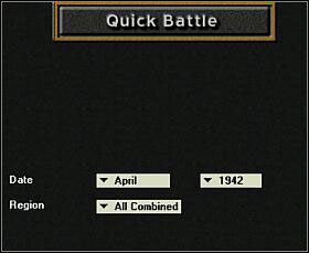 Pierwszy krok w tworzeniu QB i od razu bardzo istotny dla przebiegu gry dylemat - jaki rok i miesiąc wybrać - Podstawowe parametry bitwy | Podstawy | Combat Mission 2 Barbarossa to Berlin - Combat Mission 2: Barbarossa to Berlin - poradnik do gry