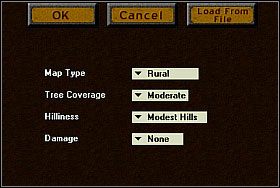 Teren, mimo iż bardzo ważny dla gry, wybieramy dopiero w trzecim kroku (obrazki z wersji polskiej i angielskiej) - Podstawowe parametry bitwy | Podstawy | Combat Mission 2 Barbarossa to Berlin - Combat Mission 2: Barbarossa to Berlin - poradnik do gry
