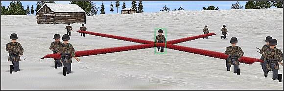 Podczas ruchu do przodu czasami przydaje się podzielić jedną drużynę i wysłać ją przodem - Piechota - Ruch | Rodzaje wojsk | Combat Mission 2 Barbarossa to Berlin - Combat Mission 2: Barbarossa to Berlin - poradnik do gry