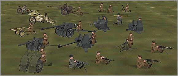 Sprzęt dostępny w zakładce Support jest bardzo zróżnicowany i służy do wielu różnych celów - Wsparcie | Rodzaje wojsk | Combat Mission 2 Barbarossa to Berlin - Combat Mission 2: Barbarossa to Berlin - poradnik do gry