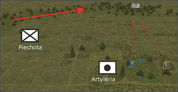 Jeśli teren sprzyja naszym manewrom, dobrze jest ustanowić coś w rodzaju bazy ogniowej, z której możemy ostrzelać przeciwnika ogniem dział z boku, podczas gdy nasza piechota zaatakuje z innej strony - Wsparcie - Ruch | Rodzaje wojsk | Combat Mission 2 Barbarossa to Berlin - Combat Mission 2: Barbarossa to Berlin - poradnik do gry