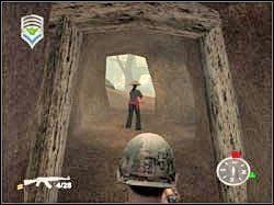 Widocznego na screenie żołnierza zabij pojedynczym strzałem w głowę - First Kill (3) | Misja 01 | ShellShock Nam 67 - ShellShock: Nam 67 - poradnik do gry