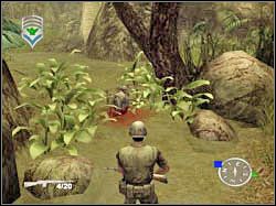 Jeden z żołnierzy nie posłucha ostrzeżenia i pobiegnie do przodu - Hearts and Minds (1) | Misja 02 | ShellShock Nam 67 - ShellShock: Nam 67 - poradnik do gry