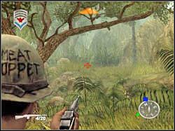 Po dotarciu do widocznego na screenie miejsca zostaniecie zaatakowani przez siły Vietcongu - Hearts and Minds (1) | Misja 02 | ShellShock Nam 67 - ShellShock: Nam 67 - poradnik do gry