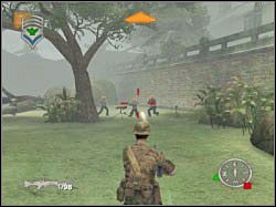 Zanim ruszysz dalej, upewnij się, że masz sporo amunicji do M60 (niektórzy przeciwnicy pozostawiają ją po sobie), w przeciwnym przypadku zaopatrz się w jakiś dobry karabin - Men Down (3) | Misja 08 | ShellShock Nam 67 - ShellShock: Nam 67 - poradnik do gry