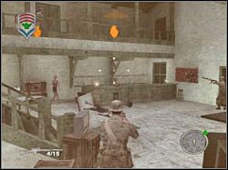 Do budynku musisz się dostać frontowymi drzwiami, możesz je kulturalnie otworzyć lub wyważyć - Radio Silence (3) | Misja 09 | ShellShock Nam 67 - ShellShock: Nam 67 - poradnik do gry