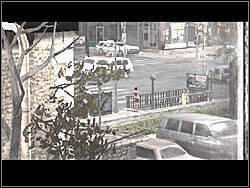 Przy okazji możesz rzucić okiem przez pobliskie okno - Pokój 302 (2) | Etap 1 w Silent Hill 4 The Room - Silent Hill 4: The Room - poradnik do gry