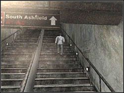 Kiedy ją zabierzesz, biegnij z powrotem i udaj się do pobliskich schodów - Podziemne przejście (8) | Etap 2 w Silent Hill 4 The Room - Silent Hill 4: The Room - poradnik do gry