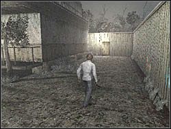 Kiedy wrócisz do lasu, skieruj się przez drzwi na prawo od dziury - Las (2) | Etap 3 w Silent Hill 4 The Room - Silent Hill 4: The Room - poradnik do gry