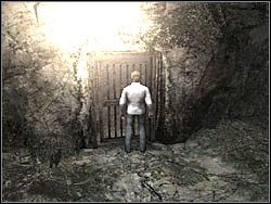 Kiedy teren będzie czysty, udaj się do bramy prowadzącej do jaskini - Las (3) | Etap 3 w Silent Hill 4 The Room - Silent Hill 4: The Room - poradnik do gry