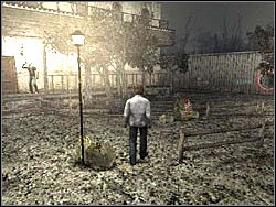 Teraz wróć przez dziurę w łazience do lasu i udaj się do domku Wish House - Las (5) | Etap 3 w Silent Hill 4 The Room - Silent Hill 4: The Room - poradnik do gry